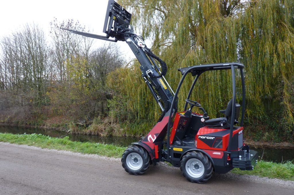 Teleskopischer Ladearm
