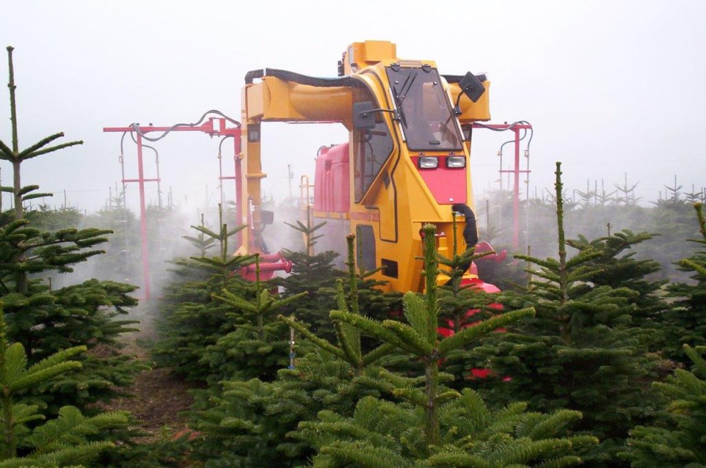 Vertikale Spritzstangen
