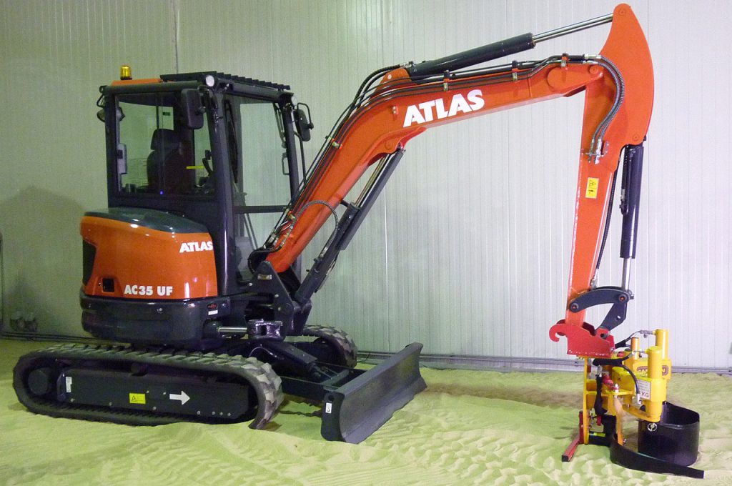 Atlas Minibagger AC 35UF mit KLR 300M ST