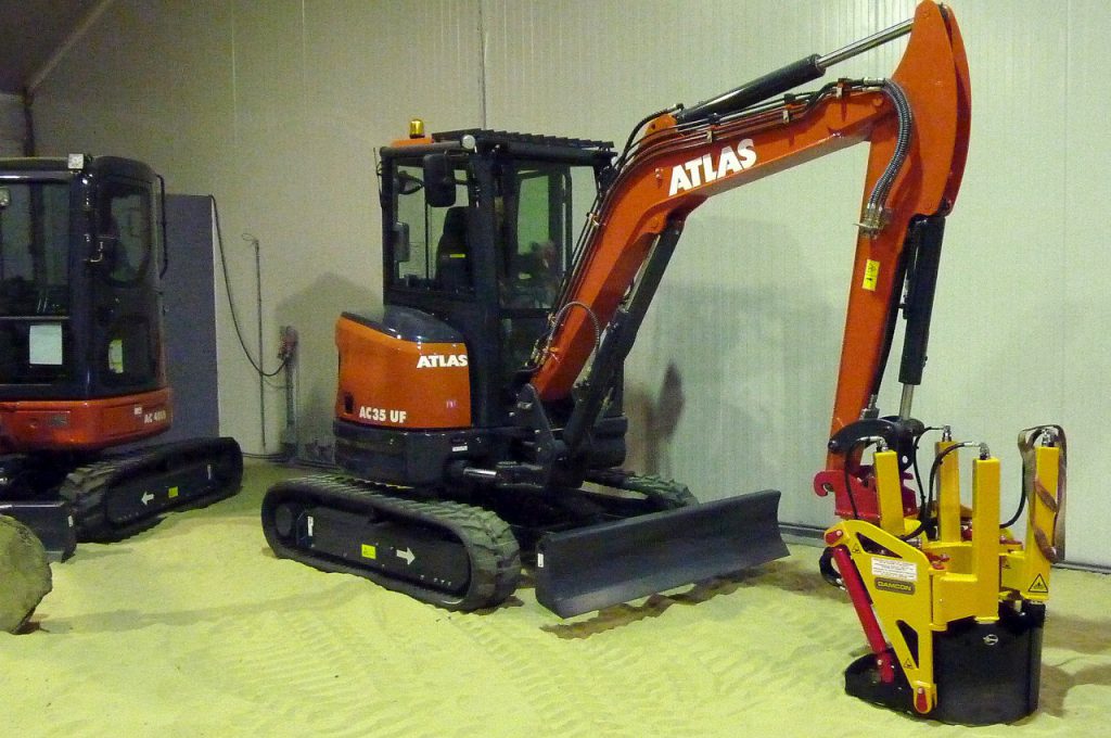 Atlas Minibagger AC 35UF mit KLR 500 ST