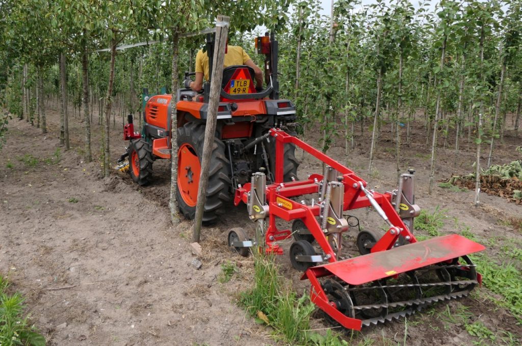 Fingerhacken an Vorderseite Hackmaschine