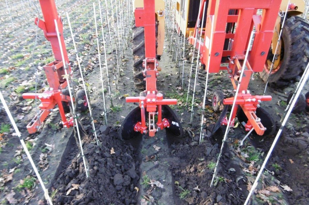 Zudecker des Pflanzgrabens