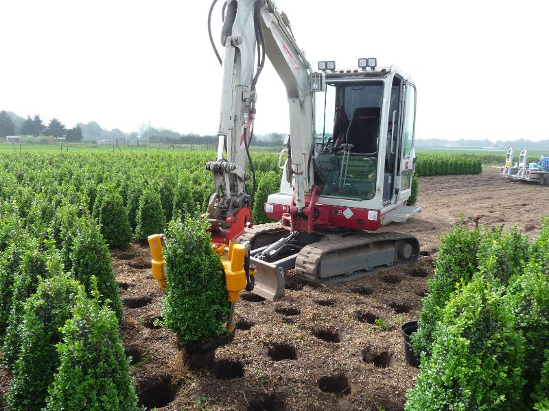 KLR-301M ST Ballenstecher an einem Minibagger