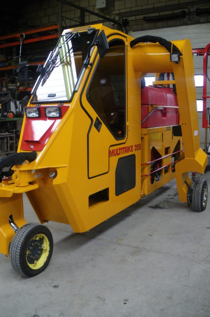 Hilfsräder für Containertransport