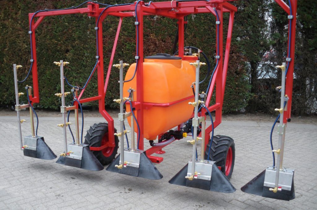 Reihenspritze für Unkrautbekämpfung und Gewächsschutz