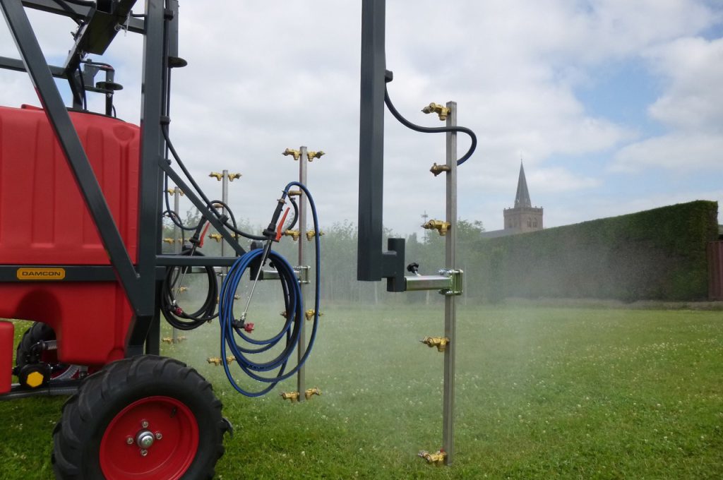 Reihenspritze für Gewächsschutz