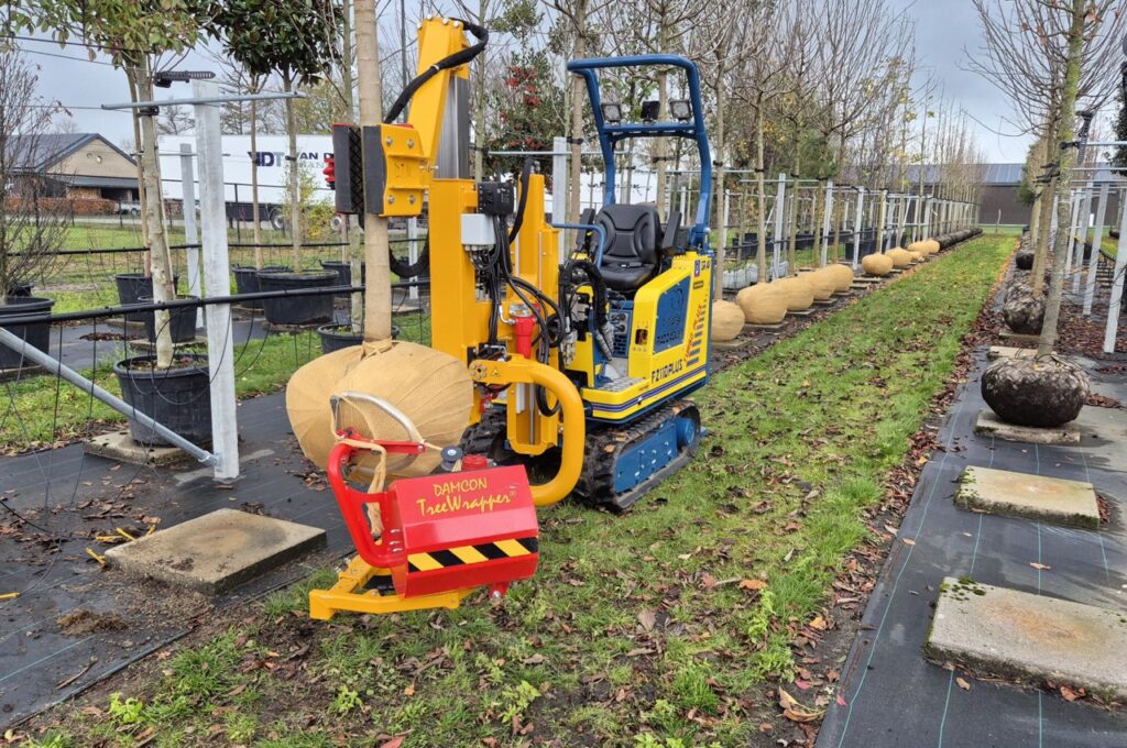 Ballen im Depot wrappen